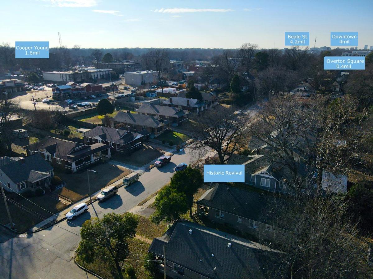 Historic Revival King Bed Midtown Memphis 68 Yes Pets Fast Wifi Free Parking Villa Bagian luar foto